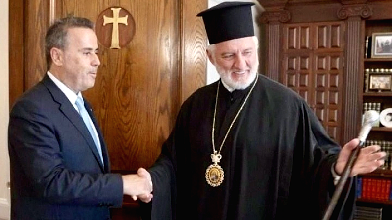 Σημαντική συνάντηση Παπασταύρου με τον Αρχιεπίσκοπο Ελπιδοφόρο