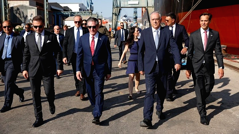 Στρατηγική συνεργασία με τις ΗΠΑ στην αμυντική και ναυπηγική βιομηχανία