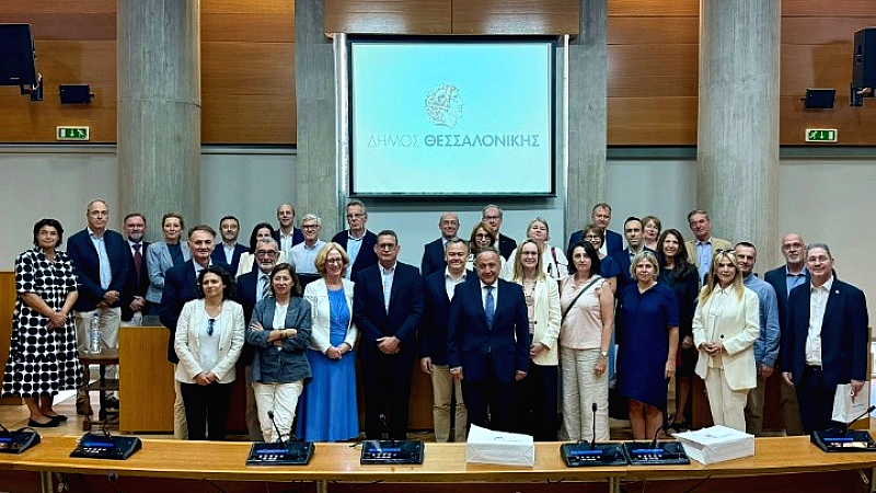 Υποδοχή πρέσβεων χωρών-μελών της Ε.Ε. από τον δήμαρχο Θεσσαλονίκης
