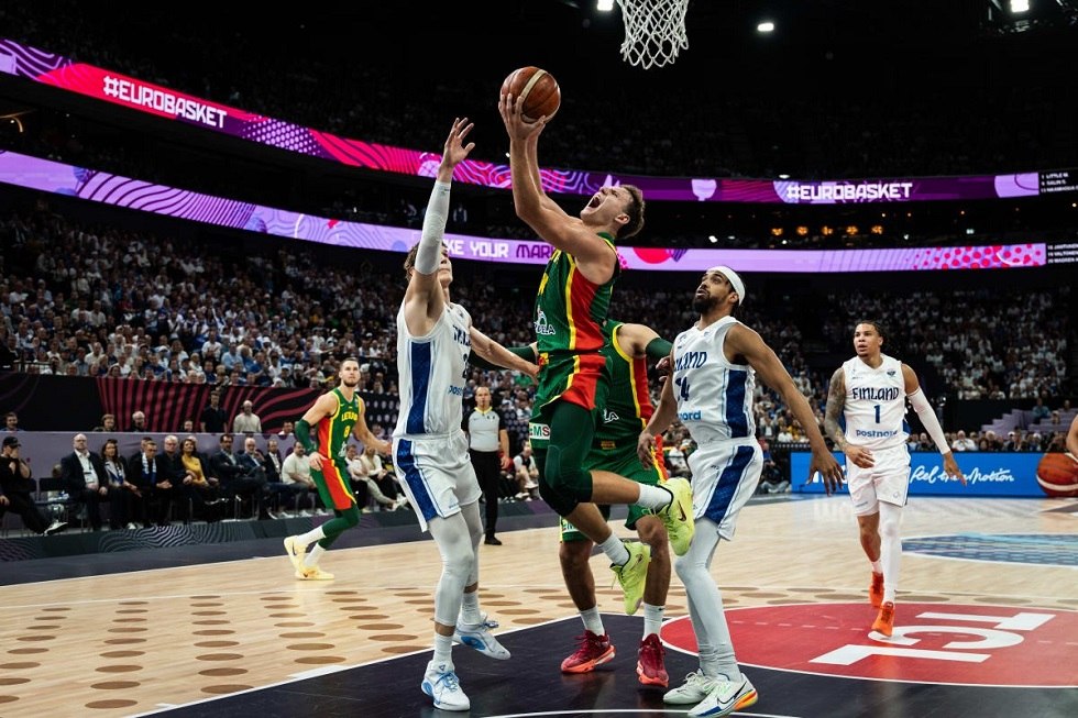 Λιθουανία – Φινλανδία 81-78: Η Λιθουανία εξασφαλίζει τη δεύτερη θέση στον όμιλο