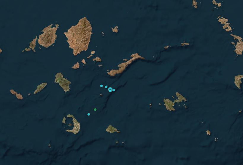 Σεισμική δόνηση καταγράφηκε στην Αμοργό