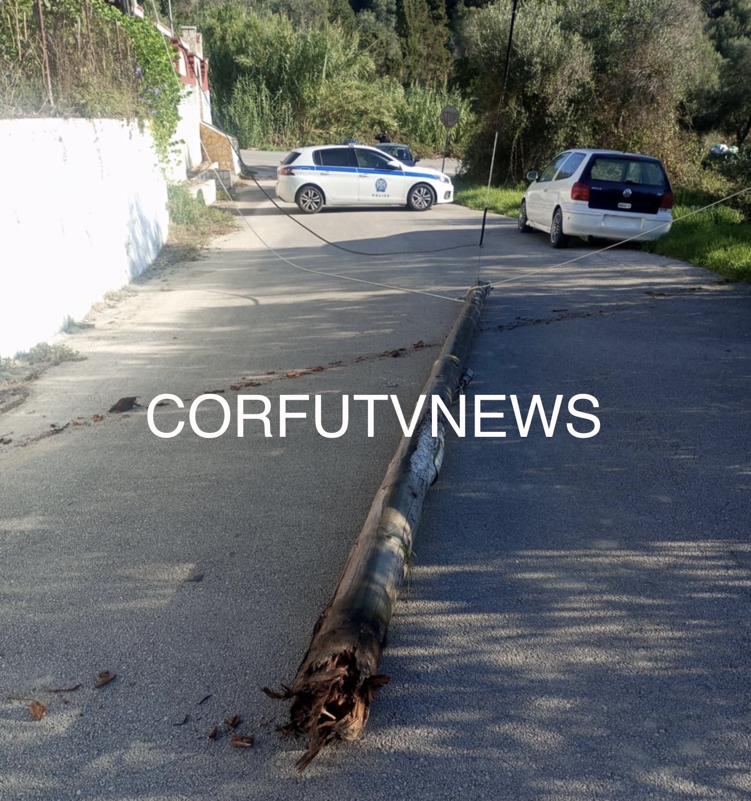 Τραγικός θάνατος 70χρονου στην Κέρκυρα από πτώση κολώνας