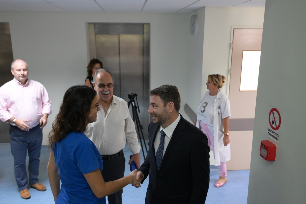 Ανδρουλάκης: Επίσκεψη στο νοσοκομείο Κυθήρων με αίτημα για αναβάθμιση υπηρεσιών δημόσιας υγείας
