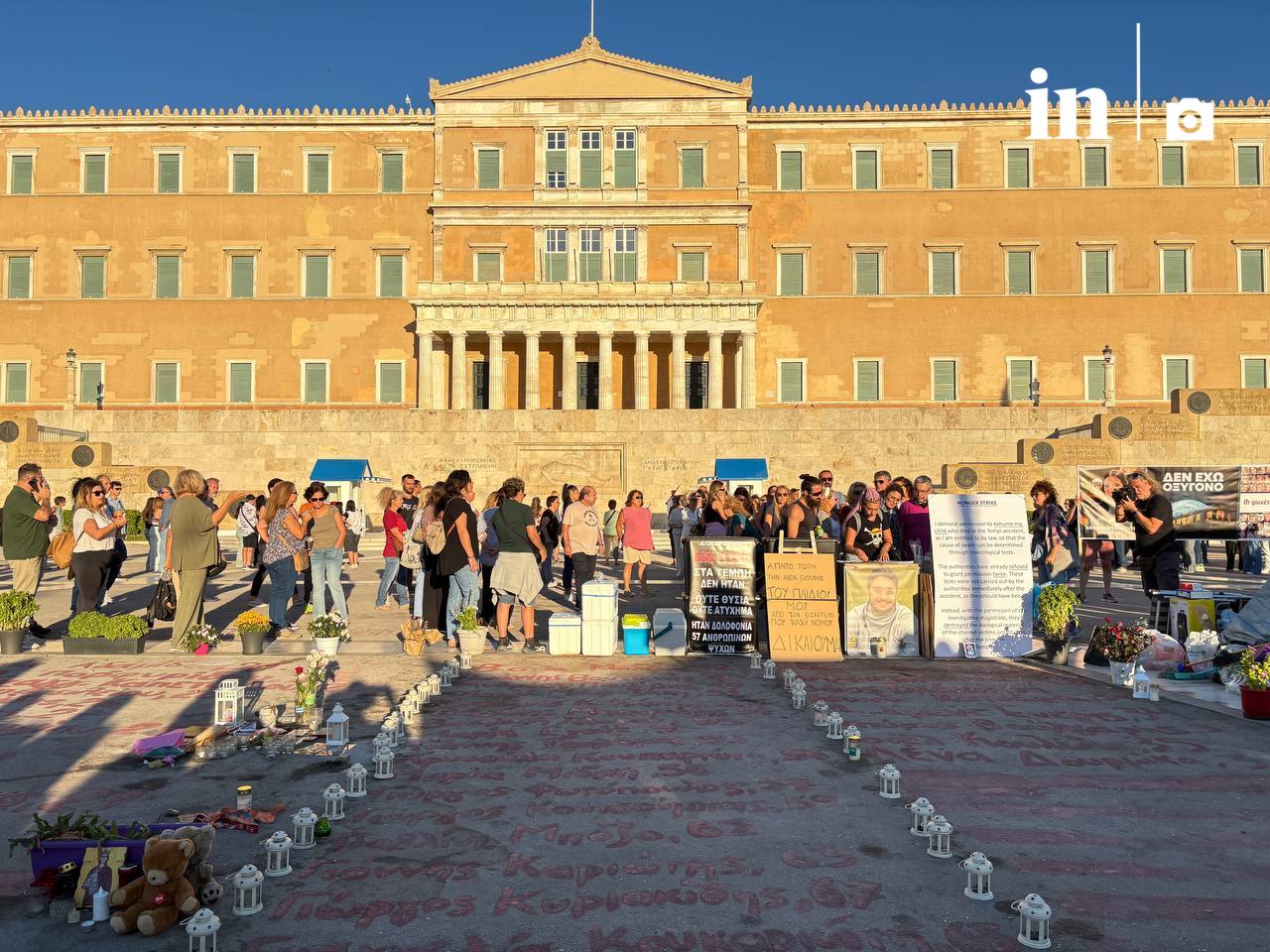 Συγκέντρωση αλληλεγγύης στον απεργό πείνας Πάνο Ρούτσι – Κραυγή αγωνίας από το Σύνταγμα