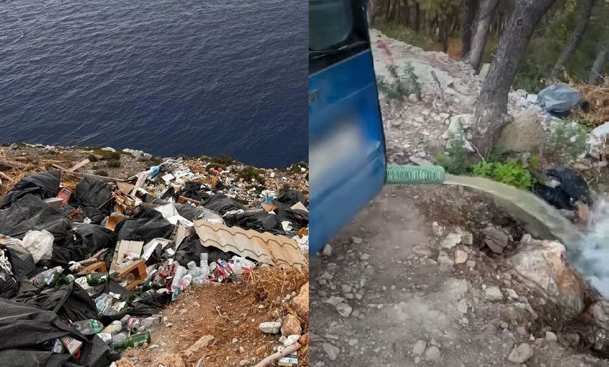 Συνελήφθησαν πέντε άτομα στο Αγκίστρι για απόρριψη υγρών και στερεών αποβλήτων στη θάλασσα