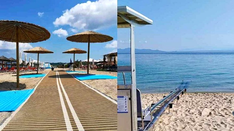 Επτά παραλίες του Δήμου Αριστοτέλη φιλικές για ΑμεΑ από το 2026