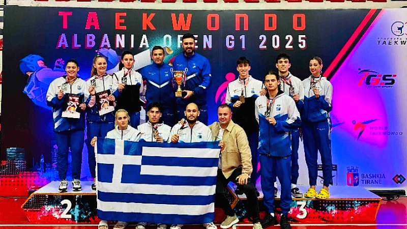 Εντυπωσιακή επιτυχία για την ελληνική αποστολή με 9 μετάλλια στο G1 της Αλβανίας