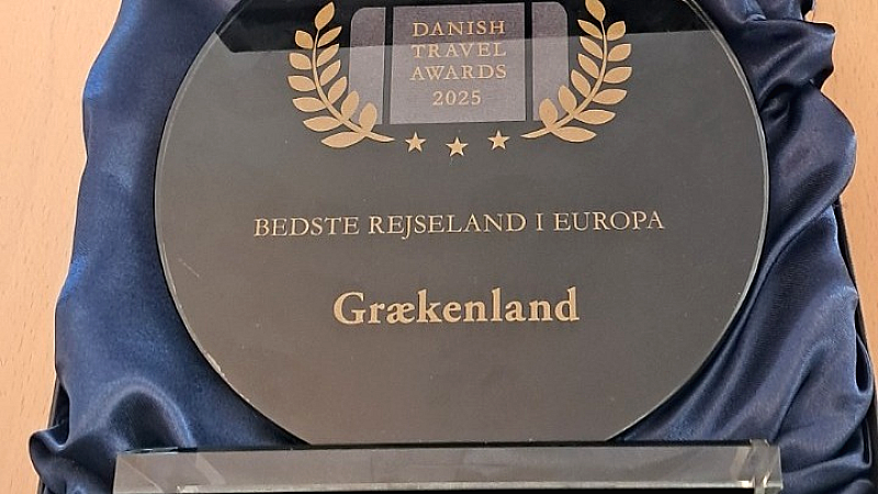 Ελλάδα: Κορυφαία διάκριση στα Danish Travel Awards 2025