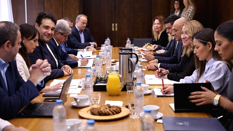 Οθωμανικές σχέσεις: Επίσκεψη της Σνέζανα Παούνοβιτς στο υπουργείο Εσωτερικών