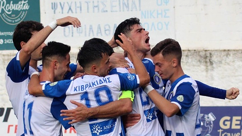 Επικράτηση της Νίκης Βόλου με 6-0 απέναντι στην Καβάλα