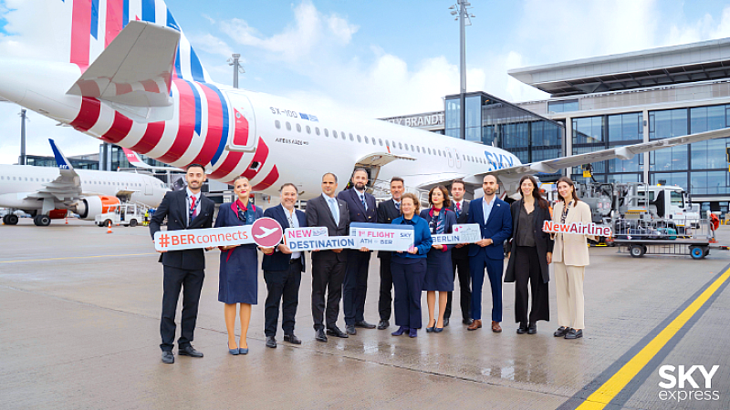 Η SKY express επεκτείνει τη διεθνή της παρουσία με νέα απευθείας πτήση από Αθήνα προς Βερολίνο