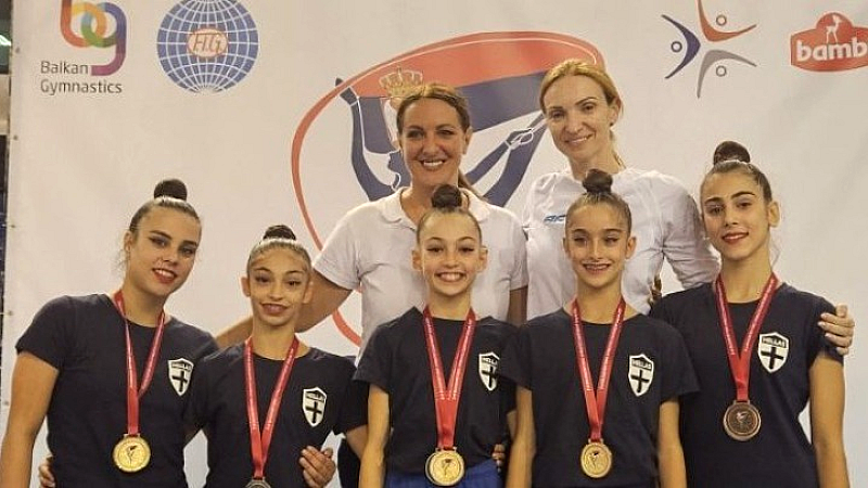 Εντυπωσιακή επιστροφή της εθνικής ομάδας με 14 μετάλλια από το Βαλκανικό Πρωτάθλημα