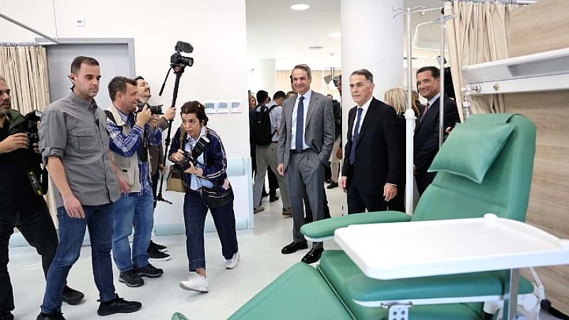 Εγκαινιάστηκε η Ογκολογική μονάδα και το νέο ΤΕΠ στο νοσοκομείο «Αττικόν» από τον Κυρ. Μητσοτάκη