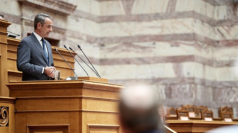 Ο Κυριάκος Μητσοτάκης στον αγιασμό για την έναρξη της νέας κοινοβουλευτικής περιόδου