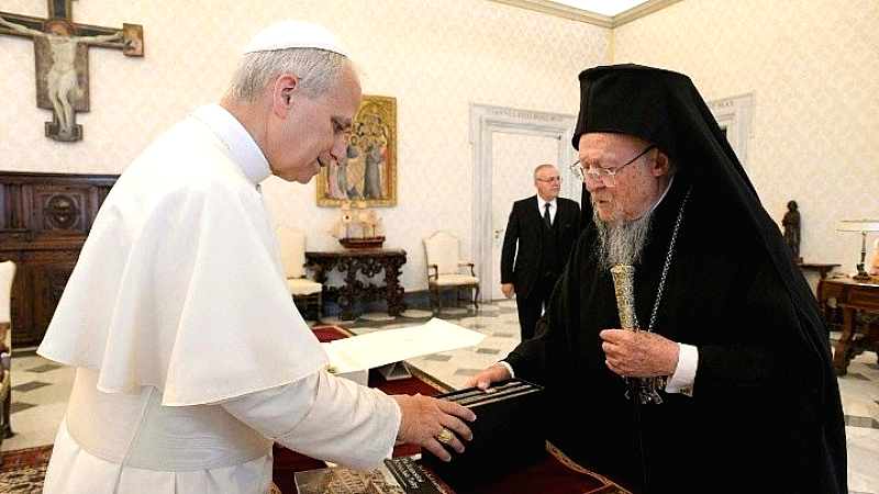 Επίσκεψη του Πάπα Λέοντος ΙΔ’ στο Οικουμενικό Πατριαρχείο για την 1700ή επέτειο της Α’ Οικουμενικής Συνόδου