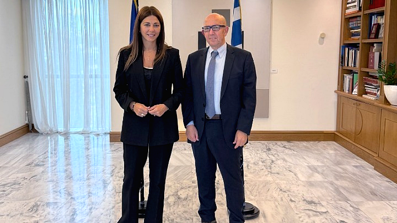 Ο πρύτανης του ΠΑΜΑΚ συναντήθηκε με την υπουργό Παιδείας για θέματα φοιτητικής μέριμνας και υποδομών