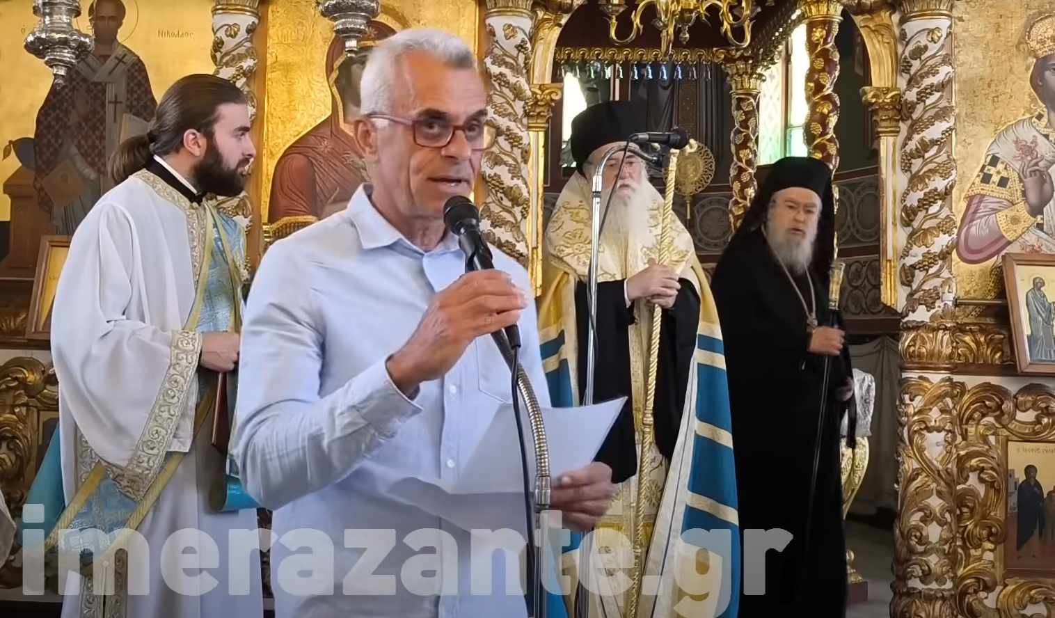 Ζάκυνθος: «Η απάντησή μου είναι ο λόγος που εκφώνησα», λέει ο διευθυντής μετά την επίθεση από τον Μητροπολίτη για το πουκάμισο