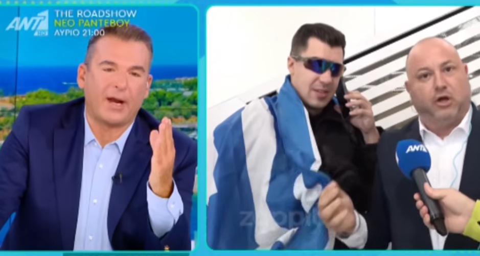 Εξοργίστηκε ο Λιάγκας με τον Τάσο Ποτσέπη: Τον έκλεισε στον αέρα γιατί φόρεσε την ελληνική σημαία