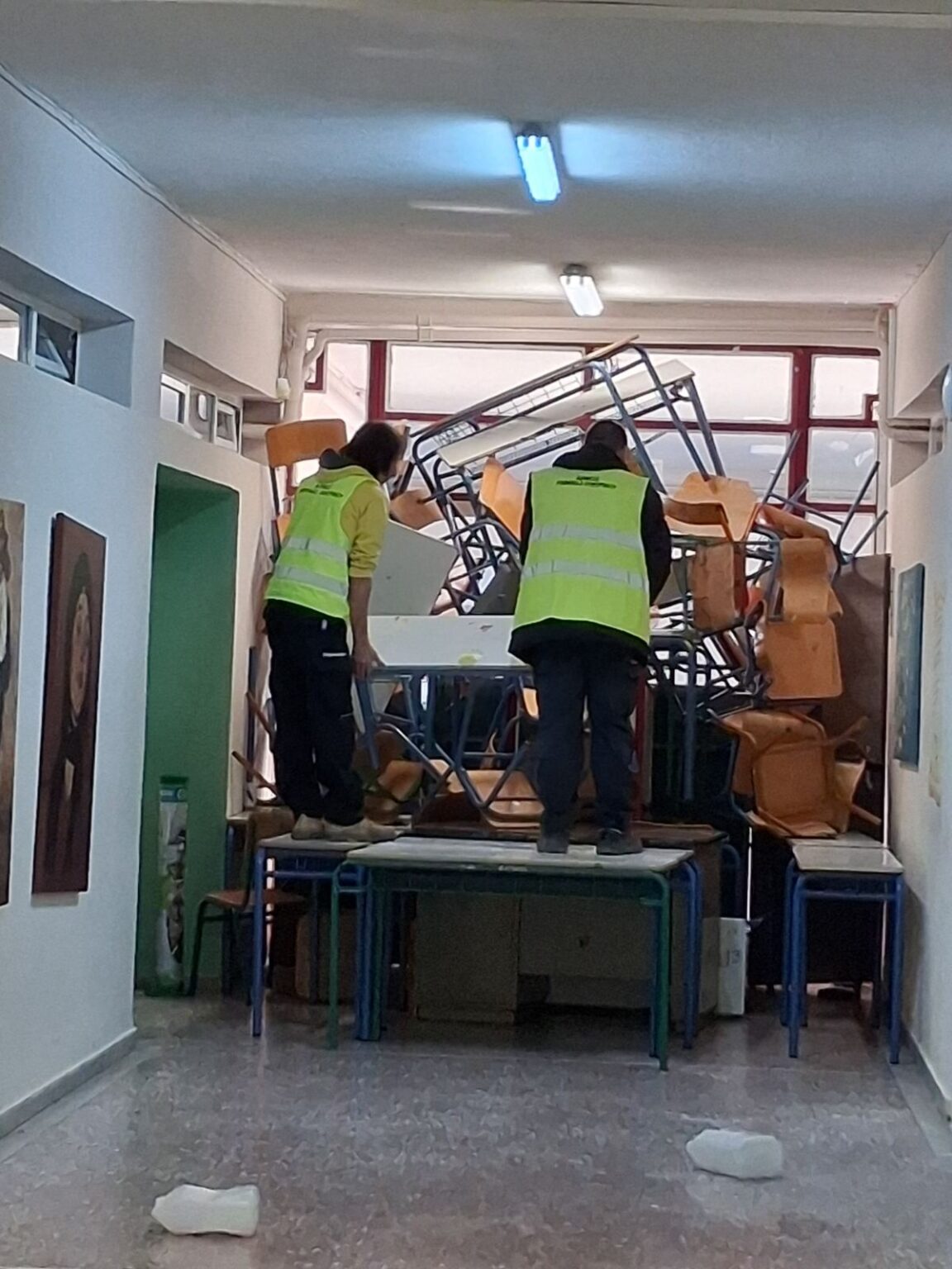 Σοβαροί βανδαλισμοί στο Γυμνάσιο Ραφήνας: Εικόνες που προκαλούν σοκ