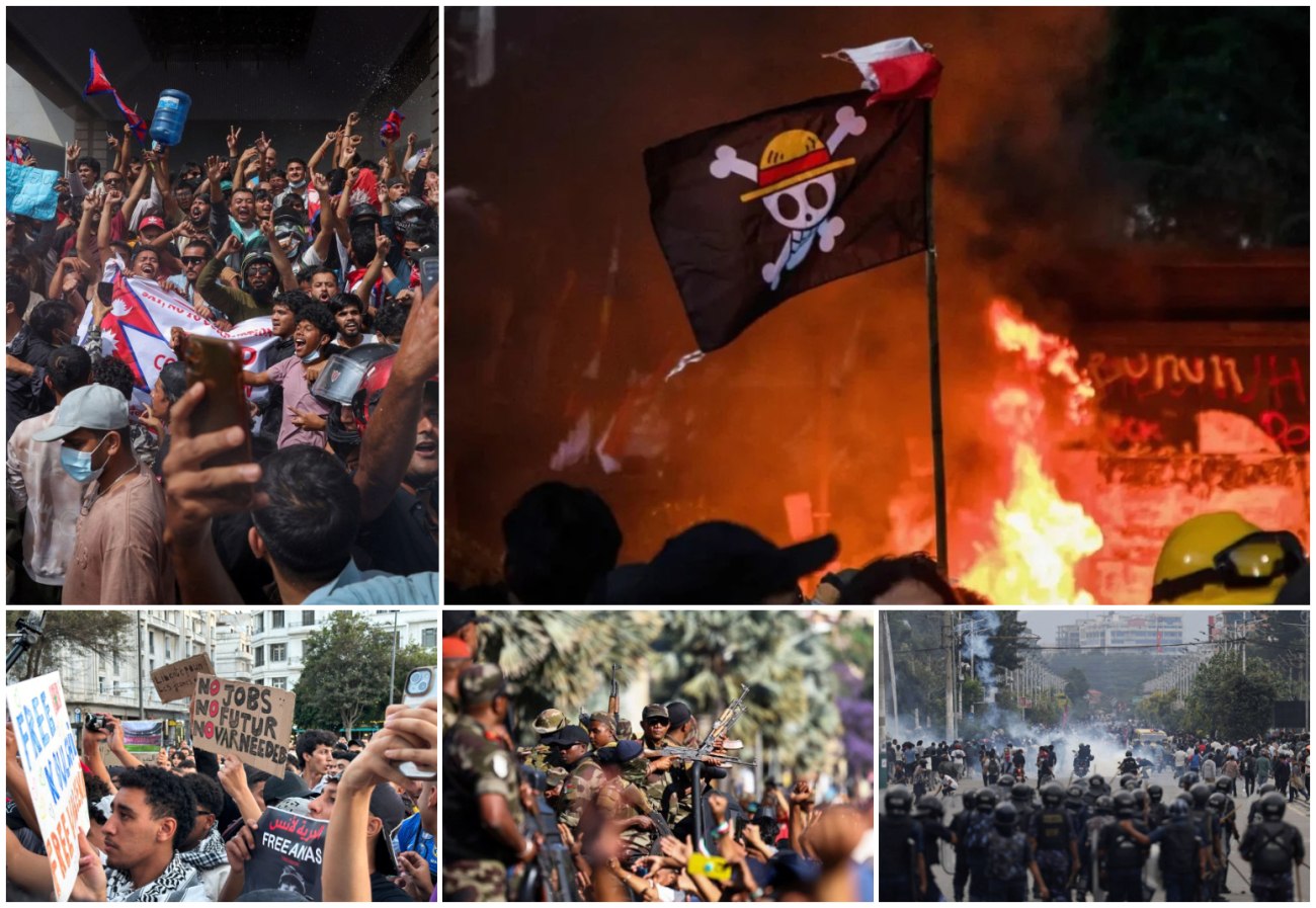 Gen Z: Διαδηλωτές ενωμένοι πίσω από πειρατική σημαία ανατρέπουν κυβερνήσεις μέσω των κοινωνικών δικτύων