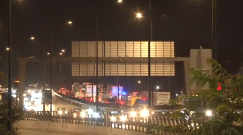 Κυκλοφοριακός κορεσμός στον Κηφισό λόγω τροχαίου με νταλίκα