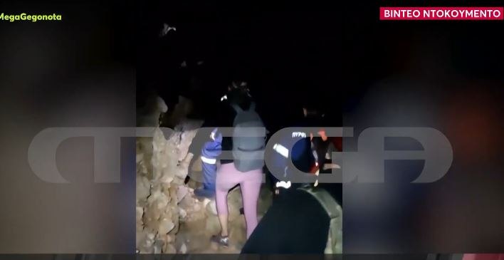 Επιχείρηση διάσωσης μητέρας και κόρης στην Κίσσαμο της Κρήτης: Βίντεο ντοκουμέντο