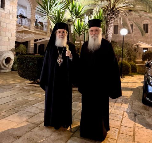 Ισραήλ: Η χειροτονία του Αρχιεπισκόπου Σινά Συμεών στον Ναό της Αναστάσεως στα Ιεροσόλυμα