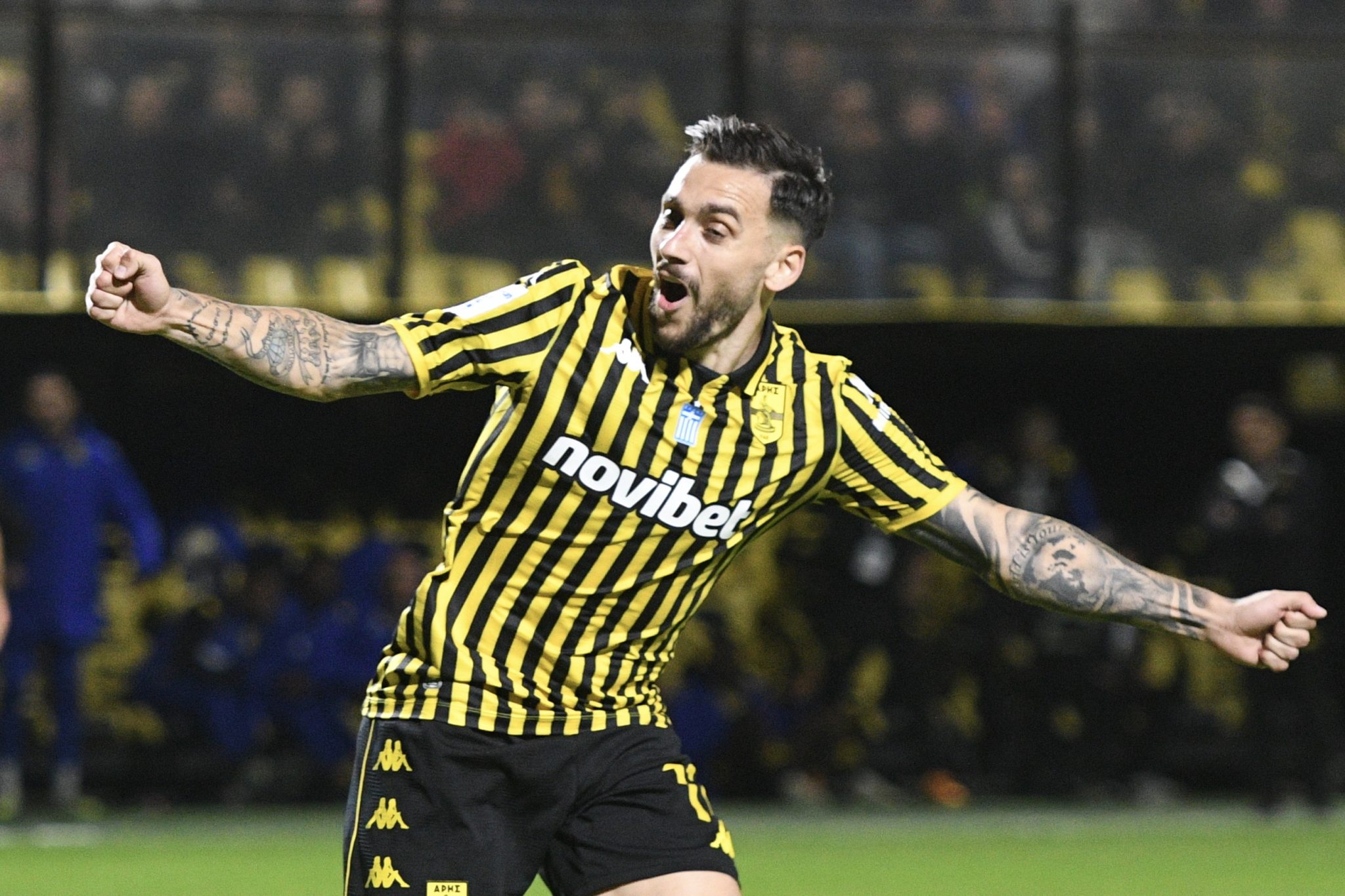 Ιστορική στιγμή: Έλληνας παίκτης του Άρη σκόραρε μετά από 1,5 χρόνο