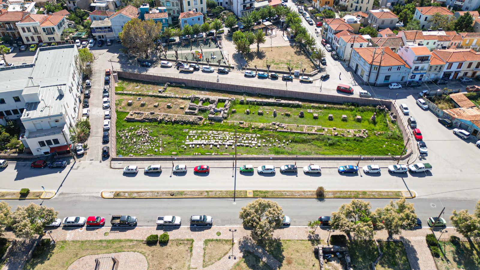 Αποκατάσταση της ρωμαϊκής στοάς στη Μυτιλήνη