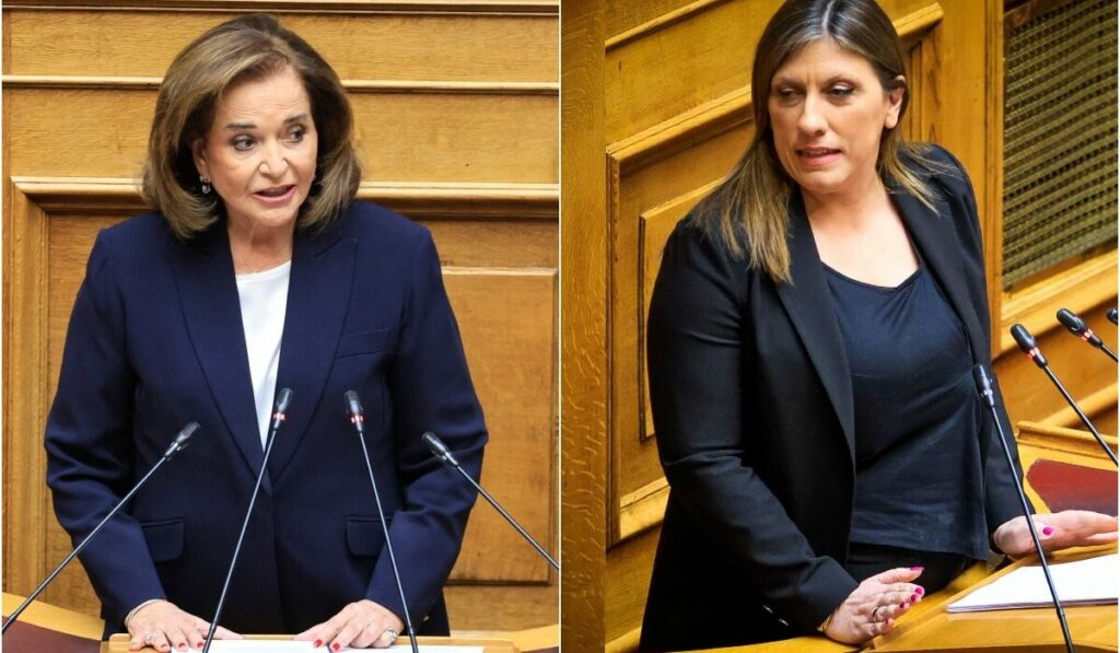 Σφοδρή αντιπαράθεση Μπακογιάννη – Κωνσταντοπούλου στη διάσκεψη των προέδρων της Βουλής