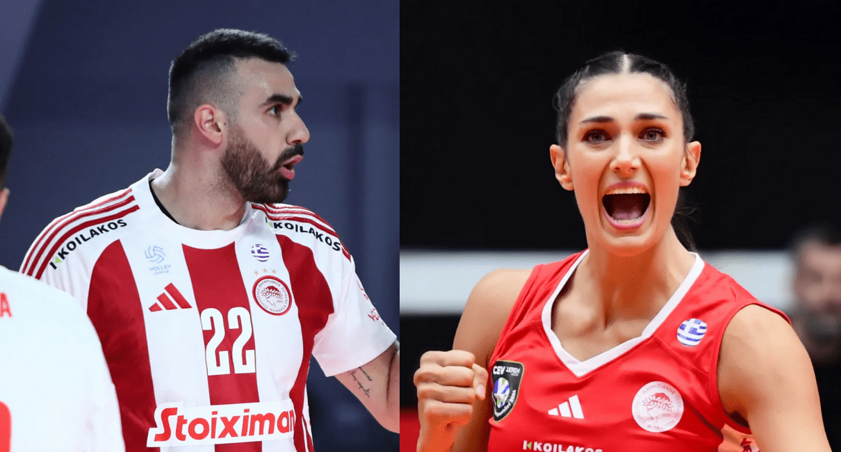 Ολυμπιακός: Σπουδαίοι αγώνες στο βόλεϊ ανδρών και γυναικών – Πού μπορείτε να παρακολουθήσετε τα παιχνίδια