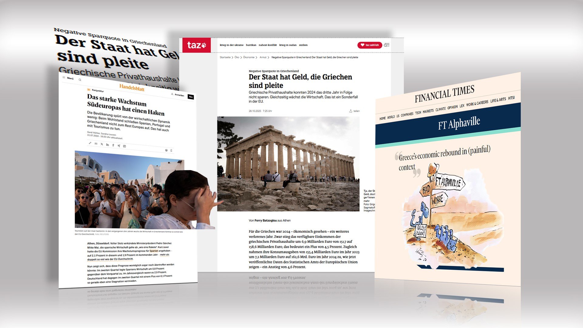 Χαστούκι από την taz στην κυβέρνηση Μητσοτάκη: Το κράτος διαθέτει χρήματα, αλλά οι Έλληνες παραμένουν χρεοκοπημένοι