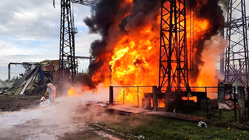 Ουκρανικά drones πλήττουν σταθμό ηλεκτρικής ενέργειας και θέρμανσης κοντά στη Μόσχα