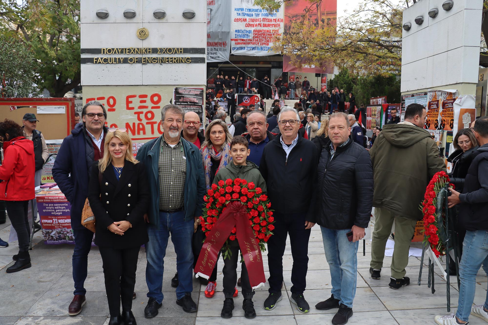 Μήνυμα Σ. Δανιηλίδη από το Πολυτεχνείο: «Όταν στραγγαλίζεται η Τοπική Αυτοδιοίκηση, στραγγαλίζεται η Δημοκρατία. Ο δρόμος του αγώνα είναι μπροστά…»