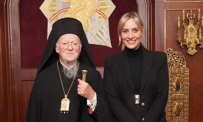 Ελεονώρα Μελέτη στο Φανάρι: Μήνυμα ενότητας και διαθρησκευτικού διαλόγου από τη συνάντηση με τον Πατριάρχη Βαρθολομαίο