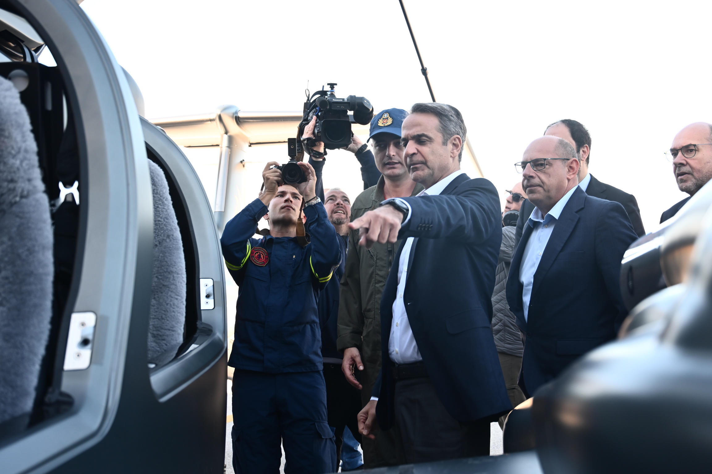 Κυριάκος Μητσοτάκης: Ιστορική παραλαβή τριών αεροσκαφών Diamond DA62 MPP για τη θωράκιση της Πολιτικής Προστασίας