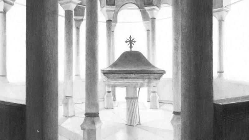 Μια εικαστική περιπλάνηση στη σιωπή του Άγιου Όρους – Η παρουσίαση του Γιώργου Ταξίδη στη Δράμα