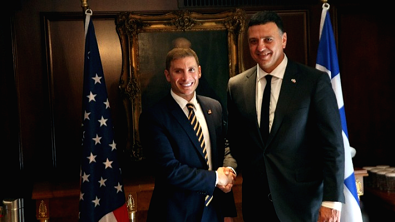 Β. Κικίλιας στη συνάντηση με τον ΥΦΥΠΕΞ των ΗΠΑ: Θα συνεργαστούμε με βάση τα κοινά μας συμφέροντα και προς όφελος της μέσης οικογένειας