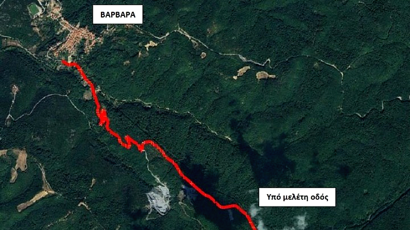 Χαλκιδική: Στην τελική ευθεία ο οδικός άξονας Βαρβάρας–Νεοχωρίου