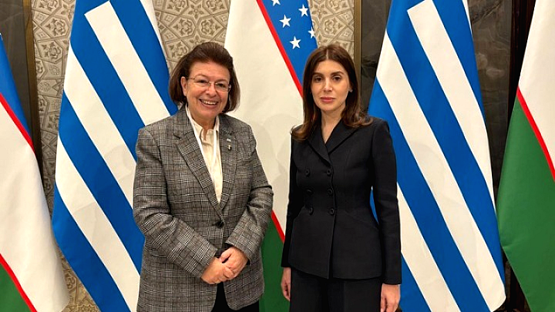 Σημαντικές επαφές της Λ. Μενδώνη στο Ουζμπεκιστάν