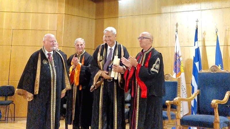 Επίτιμος διδάκτορας του Πανεπιστημίου Μακεδονίας ο Βαγγέλης Γεροβασιλείου: Μία ξεχωριστή αναγνώριση