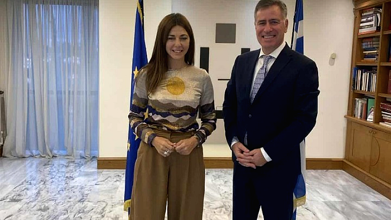 Με την υπουργό Παιδείας Σ. Ζαχαράκη συναντήθηκε ο πρύτανης του ΔΙΠΑΕ Στ. Αγγελόπουλος