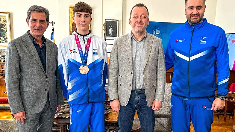 Συνάντηση ΥΜΑΘ με τον Παγκόσμιο Πρωταθλητή Taekwondo Αριστείδη Ψαρρό