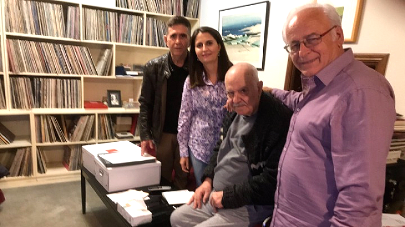 Δωρεά πολύτιμου αρχειακού υλικού από τον Λευτέρη Κογκαλίδη στον Οργανισμό Φεστιβάλ Ολύμπου