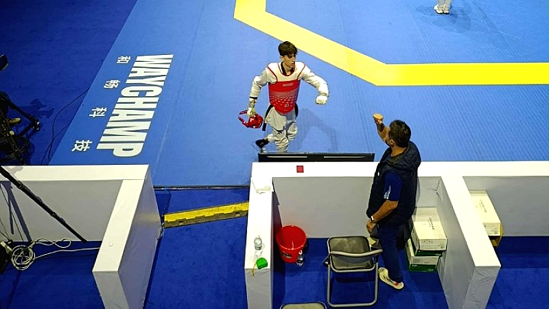 Κώστας Δημητρόπουλος κοντά στο μετάλλιο στο Grand Slam της Κίνας