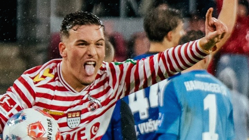 Θρίαμβος της Κολονίας επί του Αμβούργου με εννέα παίκτες