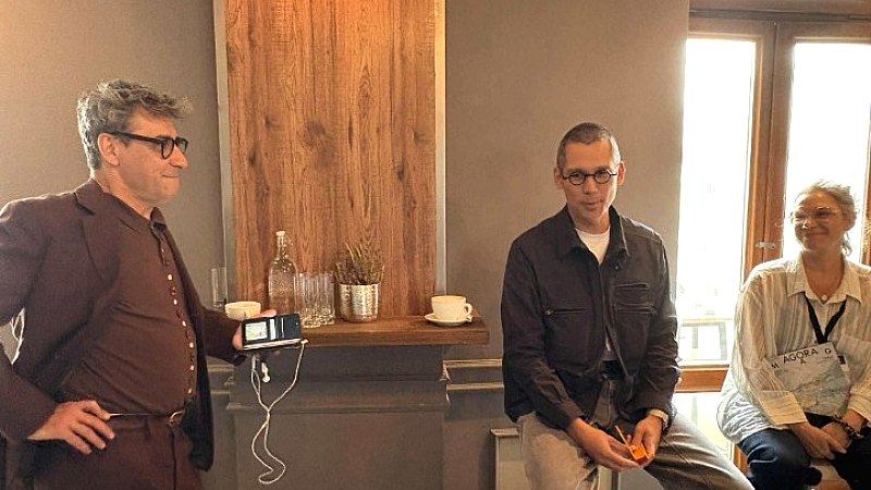 Ο Σωτήρης Κοντιζάς ανακαλύπτει τη γεύση του κινηματογράφου στην Αγορά του 66ου ΦΚΘ