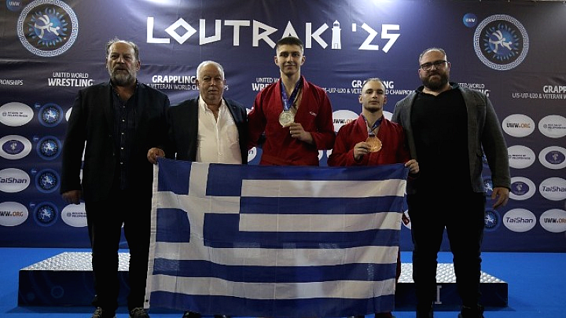 Ελληνικές επιτυχίες στο Παγκόσμιο Πρωτάθλημα Grappling: Ασημένιος ο Ζανγκελίδης, χάλκινος ο Γραμμένος στο Λουτράκι
