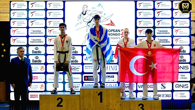 Σπουδαία επιτυχία στο Ευρωπαϊκό πρωτάθλημα ταεκβοντο: Χρυσός ο Αριστείδης Ψαρρός, αργυρά οι Ασημάκη και Κλακαλα