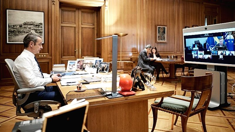 Σημαντική τηλεδιάσκεψη ηγετών της ΕΕ για την Ουκρανία με τη συμμετοχή του πρωθυπουργού